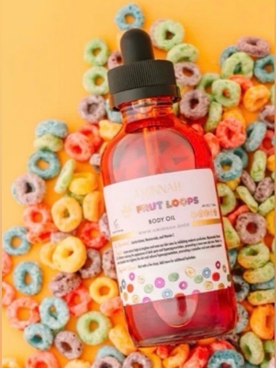 Aminnah Other - AMINNAH Fruit Loops Body Oil, 4fl oz